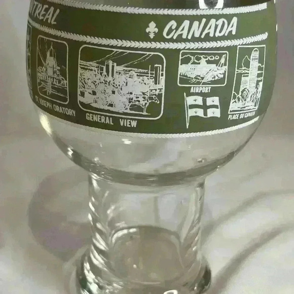 4- Vtg Pint Beer Glass  (Montreal) - Picture 4 of 6
